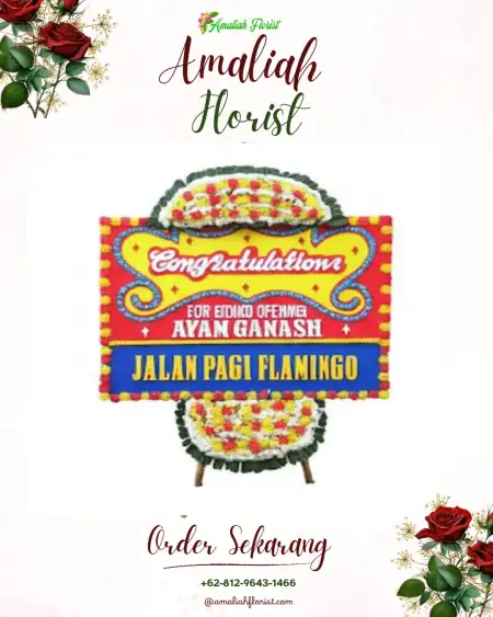 Sewa Papan Bunga Glempang